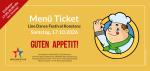 Menü Ticket Abendessen Samstag Line Dance Festival 2026